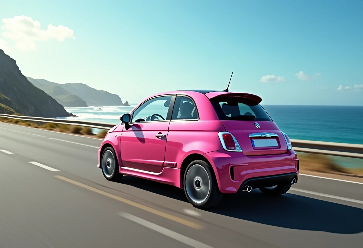 fiat 500 rose